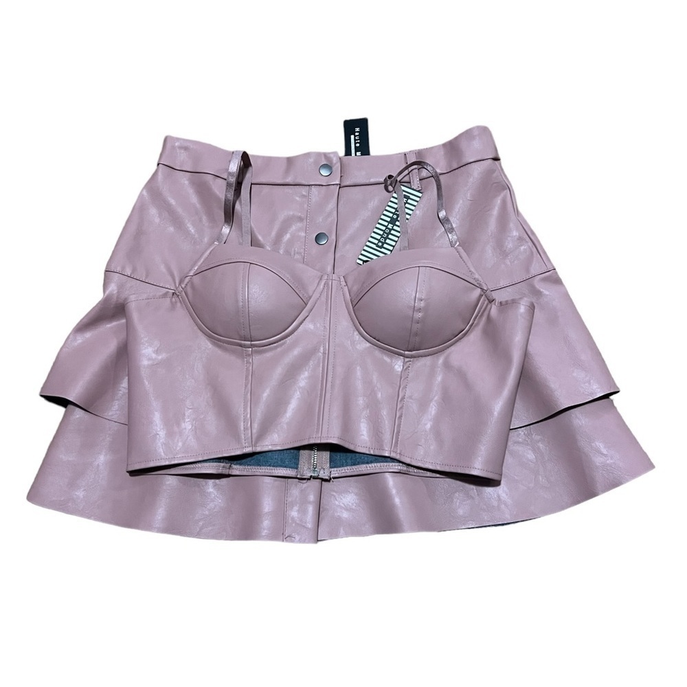 Haute Monde pleather set L - Picture 8 of 8